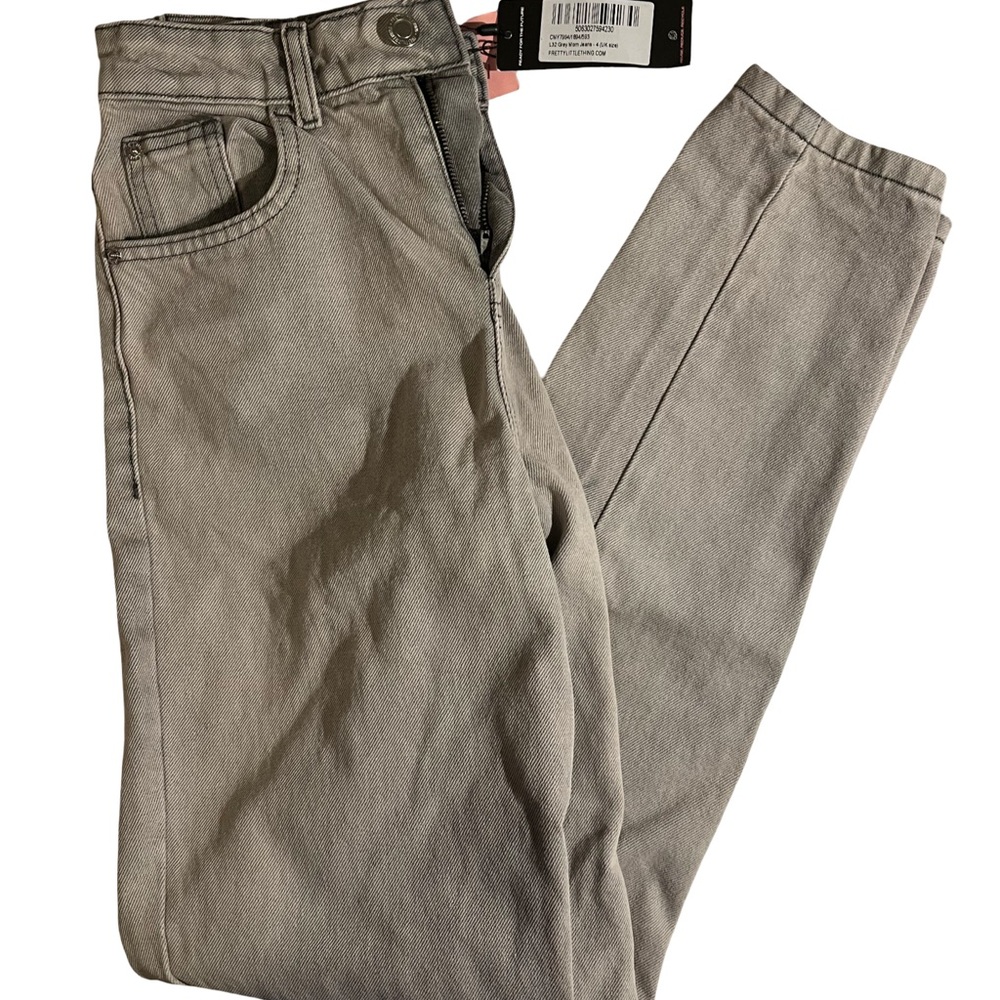 PrettyLittleThing Women's Gray Slim Jeans